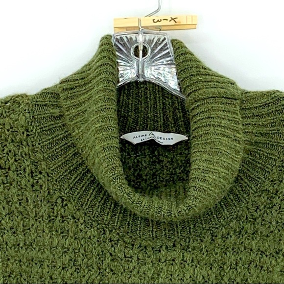 Alpine Design Wool Blend Oversized Longline Turtleneck Sweater - Picture 6 of 6